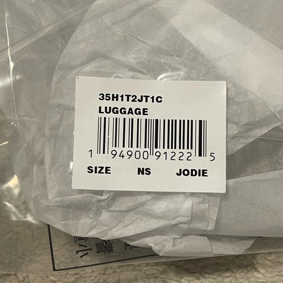 NWT Michael Kors Jodie Small Logo Jacquard Tote Bag In Luggage/Brown Color - Picture 12 of 12